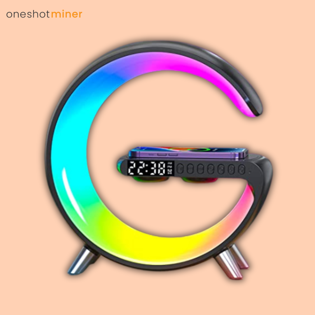 Bluetooth Speaker + Wireless Charger (RGB lightning)