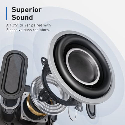 Anker PowerConf S330 USB Speakerphone, Conference Microphone for Home Office, Smart Voice Enhancement, Plug and Play, 360° Voice Coverage, Powerful Sound, Desktop PC Speaker, Online Meetings|B09FJ7LWX4